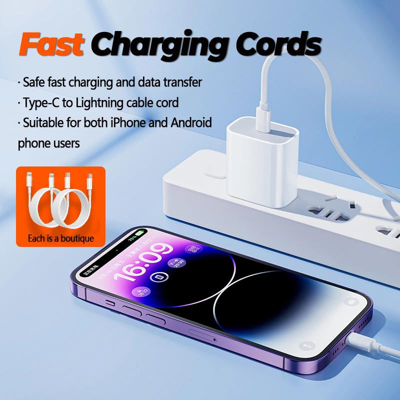 Artcyber 6-In-1 Magnetic Wireless Charging & Audio Support Set – 5000Mah Power Bank, 20W Fast Charger, Type-C to Lightning Cable, for Iphone & Android