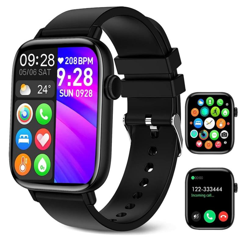 Smart Watch for Men Women(Answer/Make Call)- Fitness Smartwatch with Sleep/Heart Rate/Spo2 Monitor, 113+ Sport Modes, IP68 Waterproof Smart Watch for Android Ios