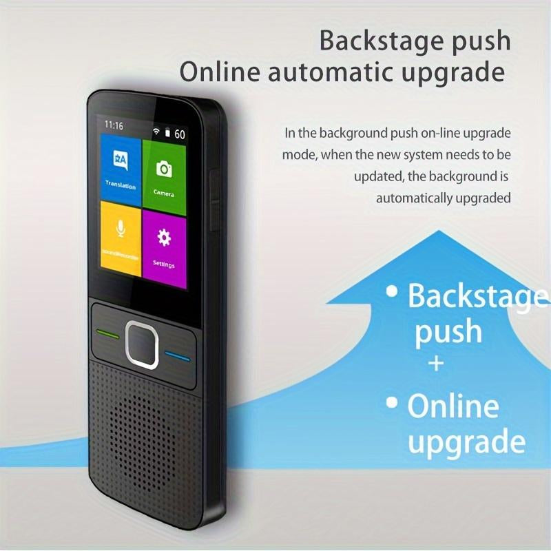 Portable Language Translator Device | 138 Languages, Real-Time Voice & Photo Translation Travel & Learning Audio HD Touch English-Chinese Scan Professional Translation Multipurpose Multifunctional