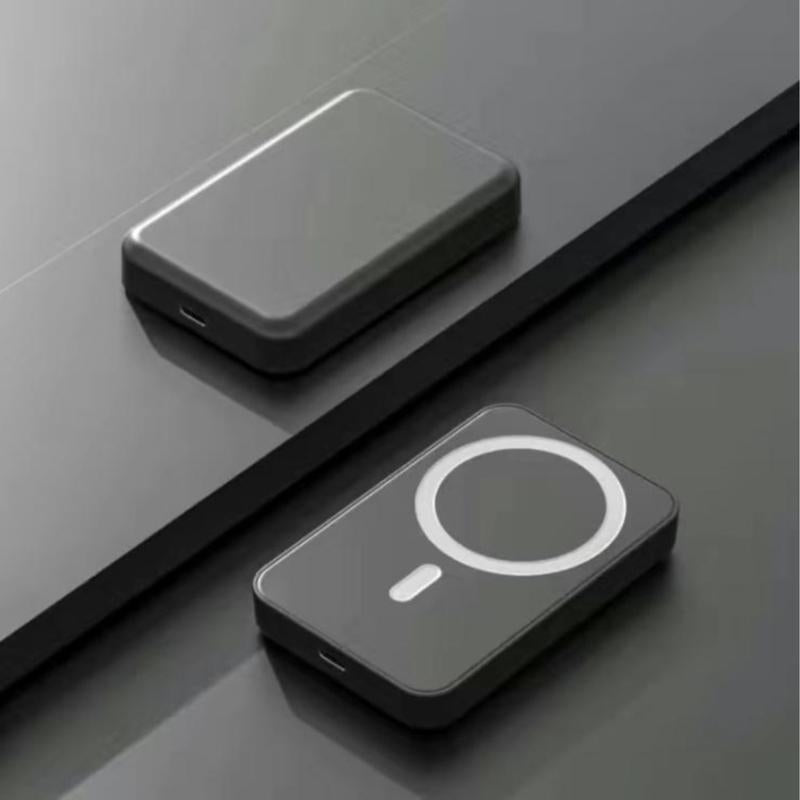 Artcyber 6-In-1 Magnetic Wireless Charging & Audio Support Set – 5000Mah Power Bank, 20W Fast Charger, Type-C to Lightning Cable, for Iphone & Android