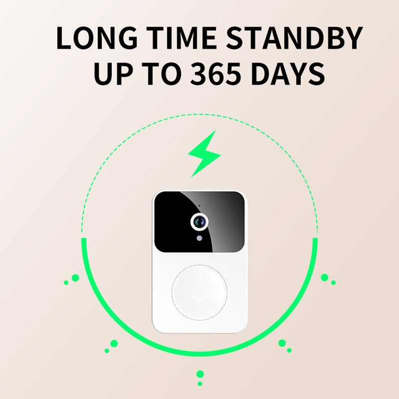 Smart Video Doorbell Camera Wireless with Chime, 2K No Monthly Fee, Ring Call