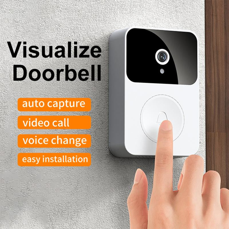Smart Video Doorbell Camera Wireless with Chime, 2K No Monthly Fee, Ring Call